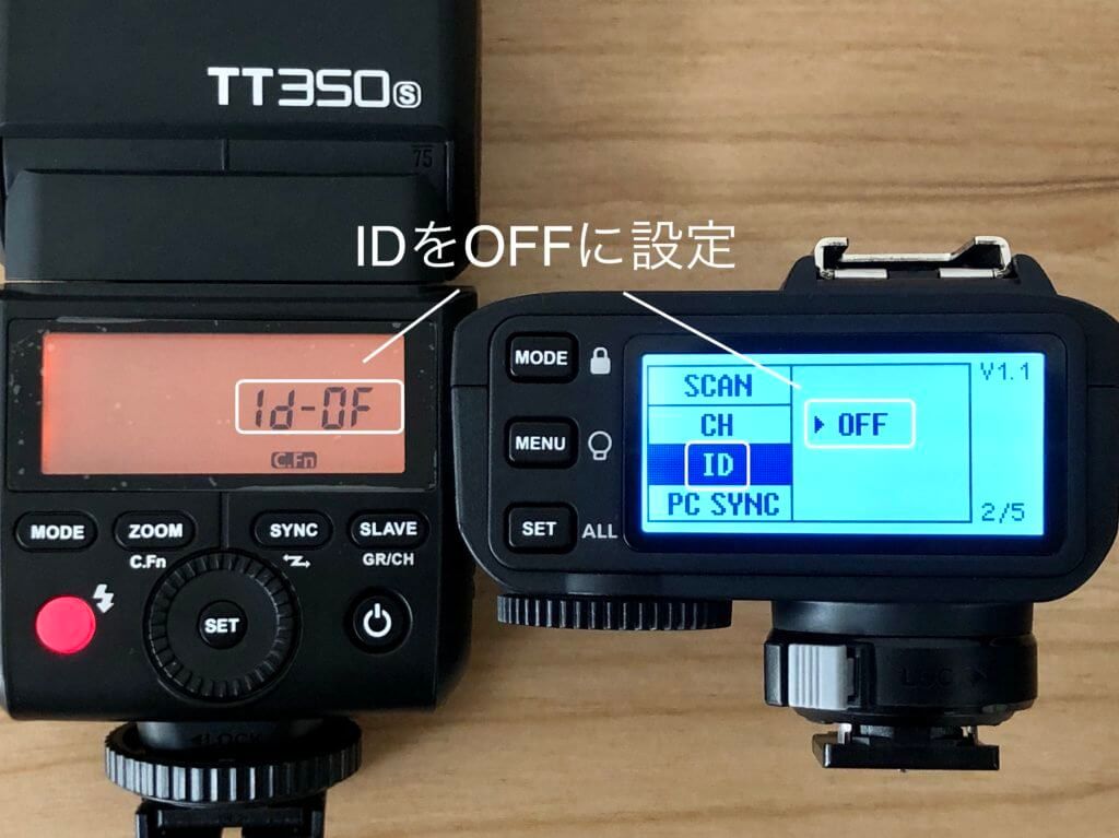 GODOX X2TでTT350を光らせるための最低限の設定方法【初心者向け